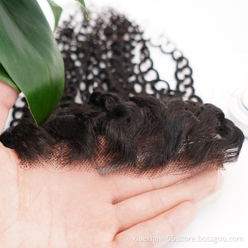 Raw Indian Preplucked Blonde Cuticle Aligned Virgin Hair Wholesale Thin 5*5 Transparent Swiss hd Lace Closure